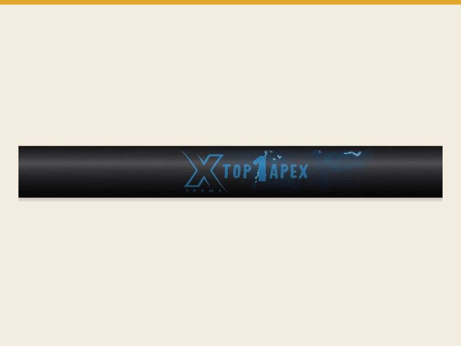 Apex 3.2 mm full carbon shaft, ±0.001", with the Apex print