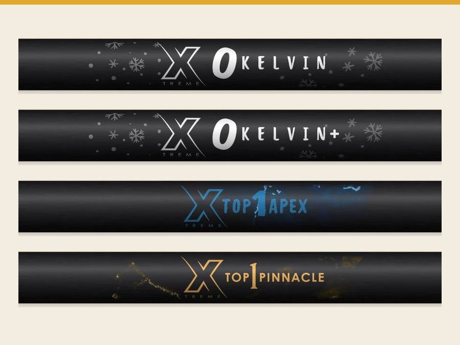 Matched Spares: six shafts from any Xtreme line, 0 Kelvin, 0 Kelvin+, Apex or Pinnacle