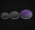 XT Optic glass lenses in three housing sizes: 29, 35 and 41-42 mm (illustration)